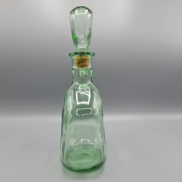 Vintage Old Fitzgerald 1849 Flagship Ship Bottle Green Glass Decanter - Picture 4 of 13